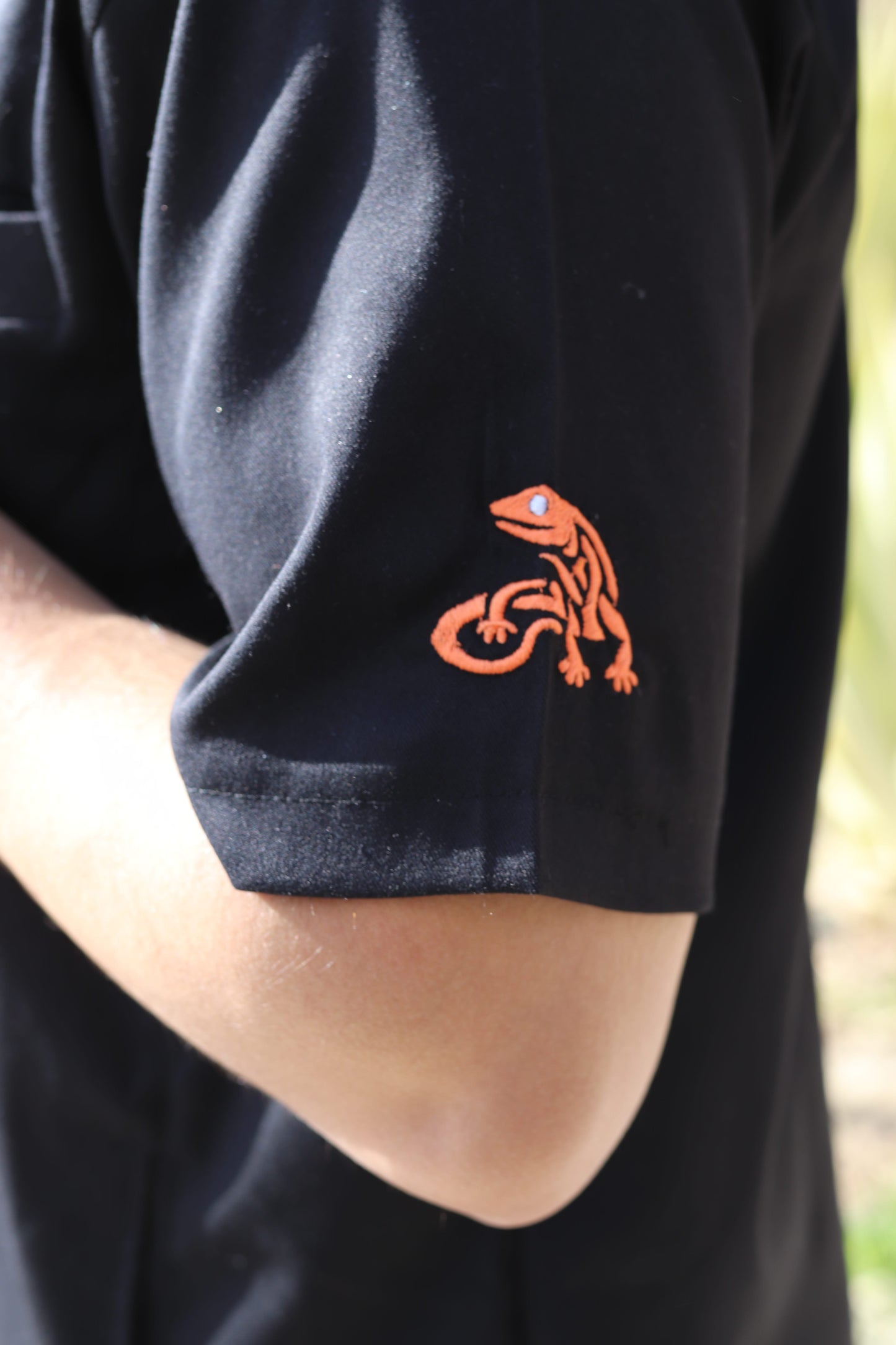 Unisex polo scrub